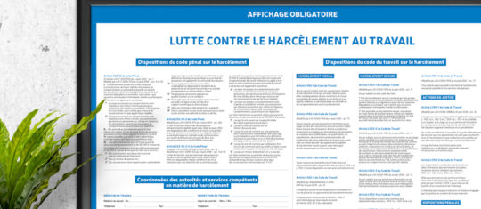 Affichage obligatoire