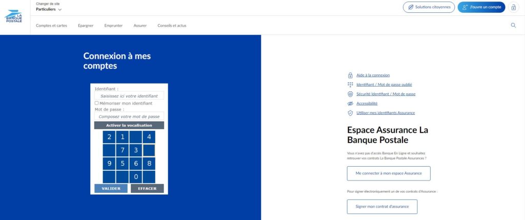 connexion site labanquepostale.fr